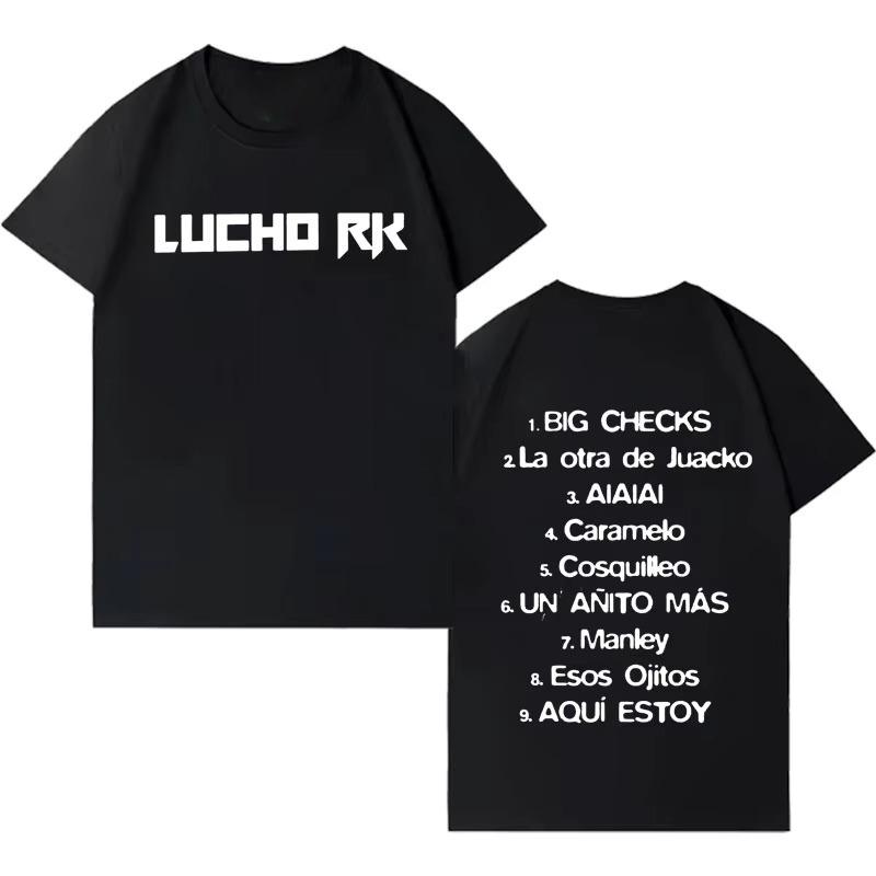 Singer La Pantera Album List Graphics Tees Hipster 2026 Mens Letters Print Gothic Casual Pure Cotton Cozy Short Sleeve T Shrit