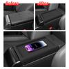 Smabee for Toyota RAV4 2026 Full Wrap Armrest Cover Silicone Center Console Lid Protector Anti-slip Car Interior Accessories