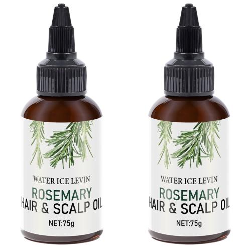 Hair & Scalp Oil with Biotin & Keratin, Rosemary Oil for Deep Moisture & Repair, Nourishing Treatment for All Hair Types