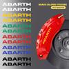 6Pcs PET Car Brake Caliper Sticker Wheel Decal Decoration for FIAT Fiorino Fastback E-Ulysse Doblo Cronos Centoventi 500X 500L