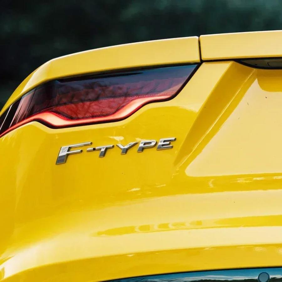 1Pc ABS Chrome F-TYPE F-PACE Car Trunk Emblem Badge 3D Logo Sticker For Jaguar EL XFL XJL XF XE Car Body Decoration Auto Accessories
