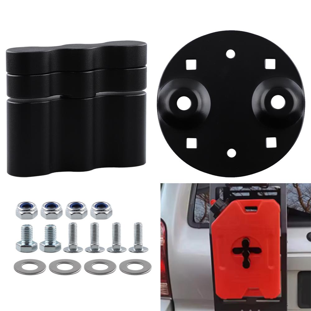 Pack Mount Lock Cargo Racks Double Locking Mount Fit for Fuel & Gas Can & Water Standard Pack Mount