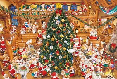 Beverly (BEVERLY) [Hergestellt in Japan] Beverly 1000-Teile Puzzle Santa Party (49 x 72 cm) 1000-044