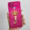 For Realme C21Y C25Y Phone Case Crown Letters Soft Liquid Silicone Protective Back Cover For Realme C21 C15 C 21 C 25 Y Fundas