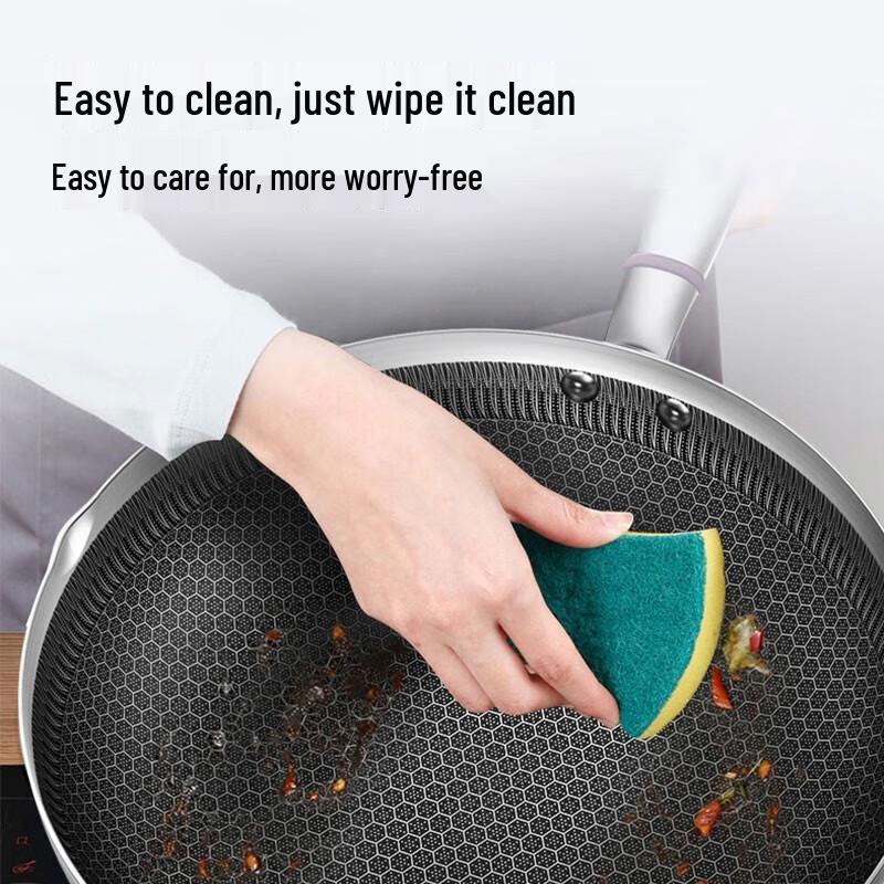 Kangbakh Honeycomb 316 Stainless Steel Wok