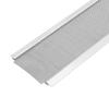 VEVOR Gutter Guard, 152.4 mm Aluminum Gutter Cover with Stainless Steel Micro Mesh, Heavy-Duty 14.63 m Length, 1.02 mm Thick
