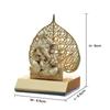 Metal Ganesha Idol for Car Dashboard Home Decor Golden Ganesh Ji Statue Showpiece Diwali New Year Gift for Corporate Clientf