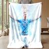 Kevin De Bruyne Theme blanket Soft Flannel Blanket Plush Throw Blanket Cozy Sofa Bed Blanket for Home Decor