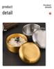 304 Stainless Steel Double-Layer Korean Rice and Soup Bowl with Lid for Kids
