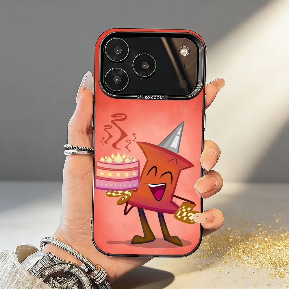 B-Bfdi B-Battle For D-Dream Etui Na Telefon Dla iPhone17 16 15 14 13 12 Pro Max Szary Czarny Matowy Laserowe Metaliczne Aurora Funda