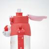 Skater 590ml Sanrio Hello Kitty 3D Mascot Straw Water Bottle with Cute for Girls and Straw, Kids, PMSHP6-A