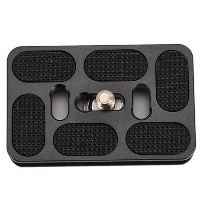 Camera Quick Release Plate Aluminum Alloy Universal Screw Tripod Mount Plate with 14in Thread for