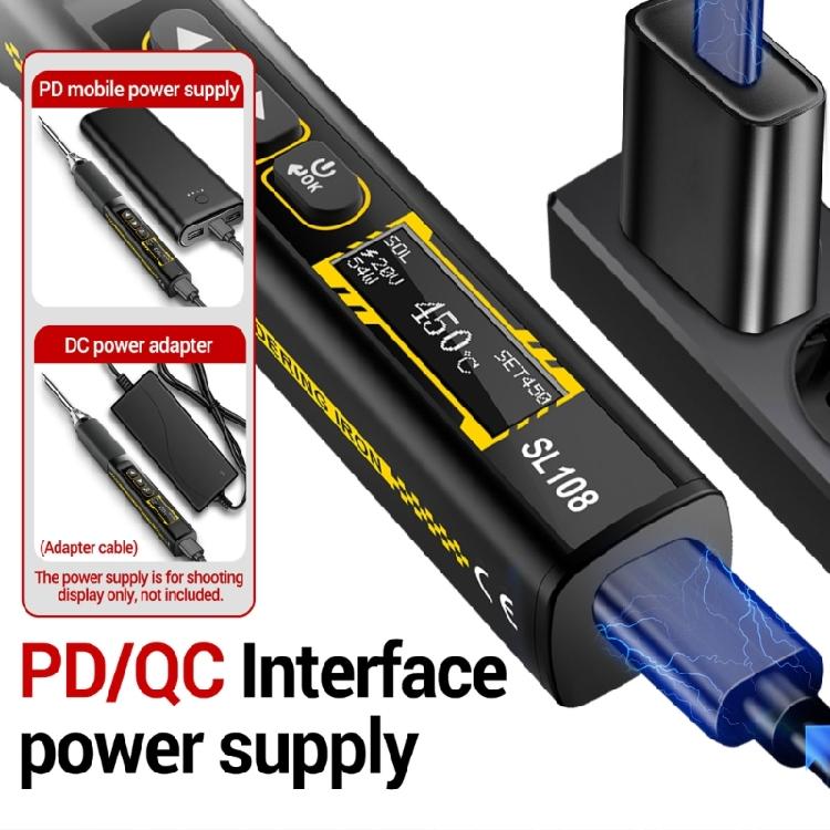 Mini Electric Soldering Iron 96W Adjustable Temperature Fast Heating Portable Digital Display Welding Iron Tool Kits