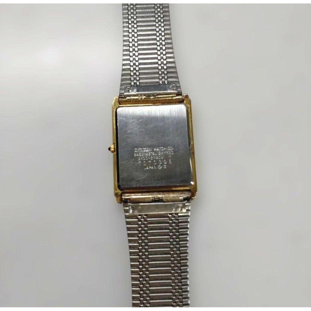 Used CITIZEN EXCEED quartz watch gold silver luxury line