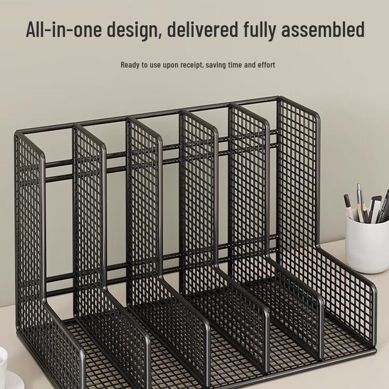 Desktop File Organizer Rack