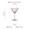 Pink Crystal Champagne Glass Floral Lace Martini Cocktail Cup for Girls