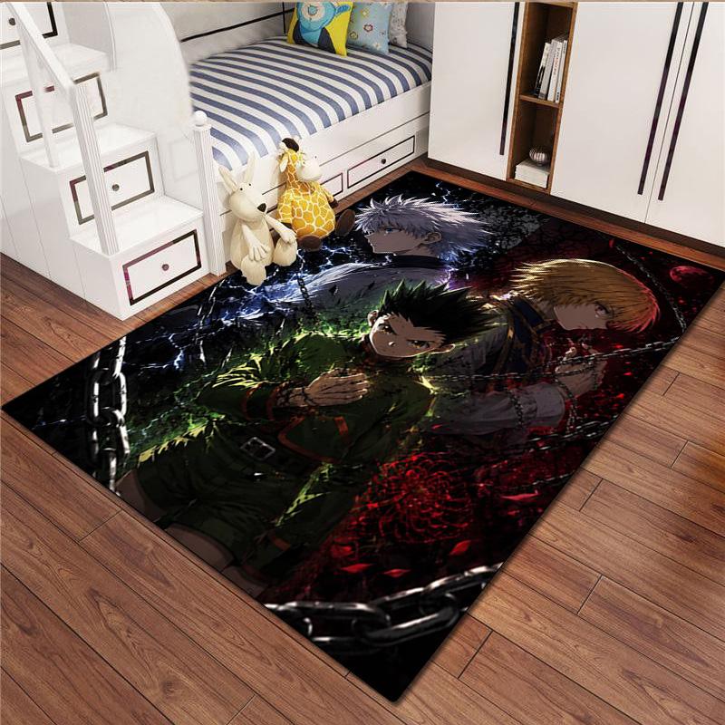 Hunter X Hunter: Bonds Unite Home Carpet Office Decorative Carpet For Living Room Bedroom Door Mat Floor Rug Computer Chair Area Rug