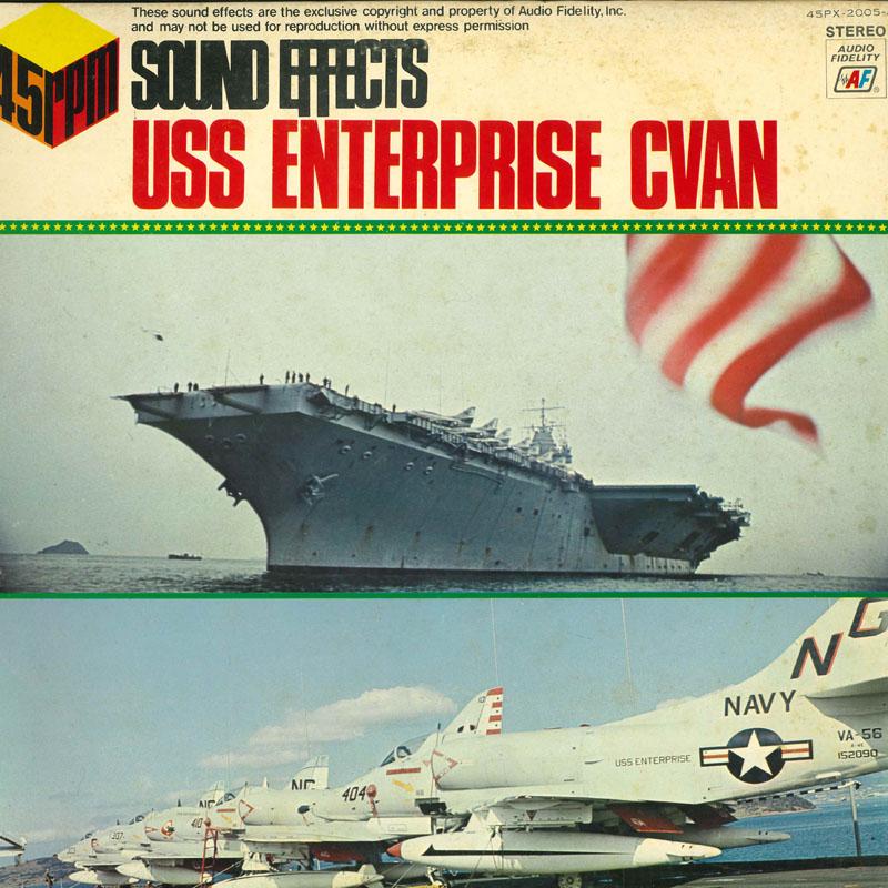 

LP Record NO ARTIST - USS Enterprise Cavan - Sound Effect 45PX2005AF AUDIO FIDELITY 1969 Japan Sound Effects & Nature Used
