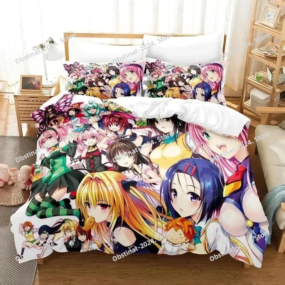 3D Anime Ayakashi Triangle Bedding Set Printed Bed Set With Pillowcase Bed Duvet Cover Soft Single Double Queen Super King Size