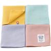TakeMe Imabari Towel Set of Made In Available In 8 25 X Instant and Assorted 4 Rose and Lavender B-PLAID Handkerchiefs, 4, Japan, Colors, Approx.