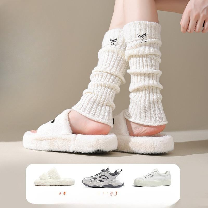 Women's Socks, Comfortable and Versatile, Women's Long Calf Socks, Warm for Autumn and Winter, Pile Socks