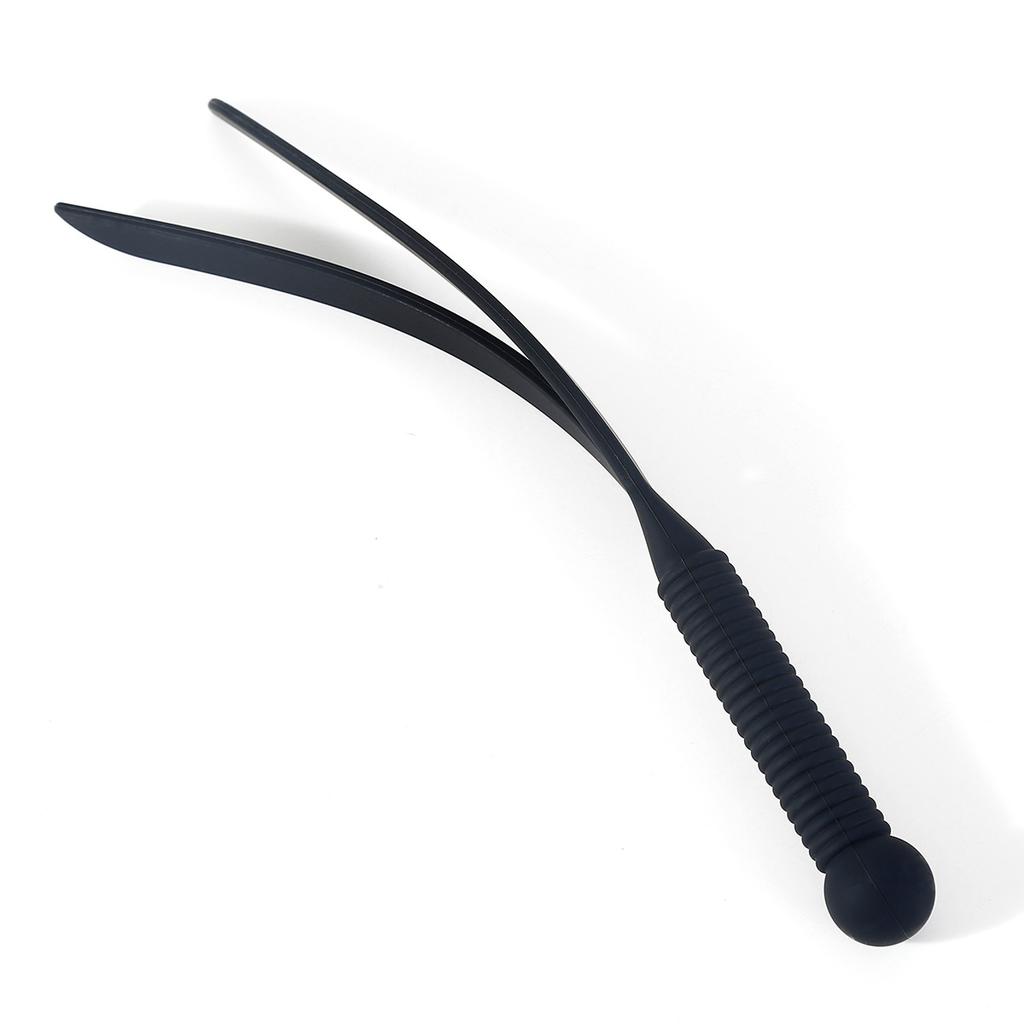 Silicone Spanking Paddle Sword Shape Slotted Blade BDSM Bondage Impact Toy Textured Grip Adult Sex Toy for Couples Role Play