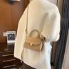 Pu Small Square Shoulder Bag For Women With Lock Closure Perfect For Daily Wear