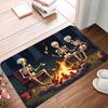 Horror Pumpkin Door Mat Halloween Theme Entrance Door Mat Home Door Decoration Front Door Welcome Mat Living Room Bedroom Carpet