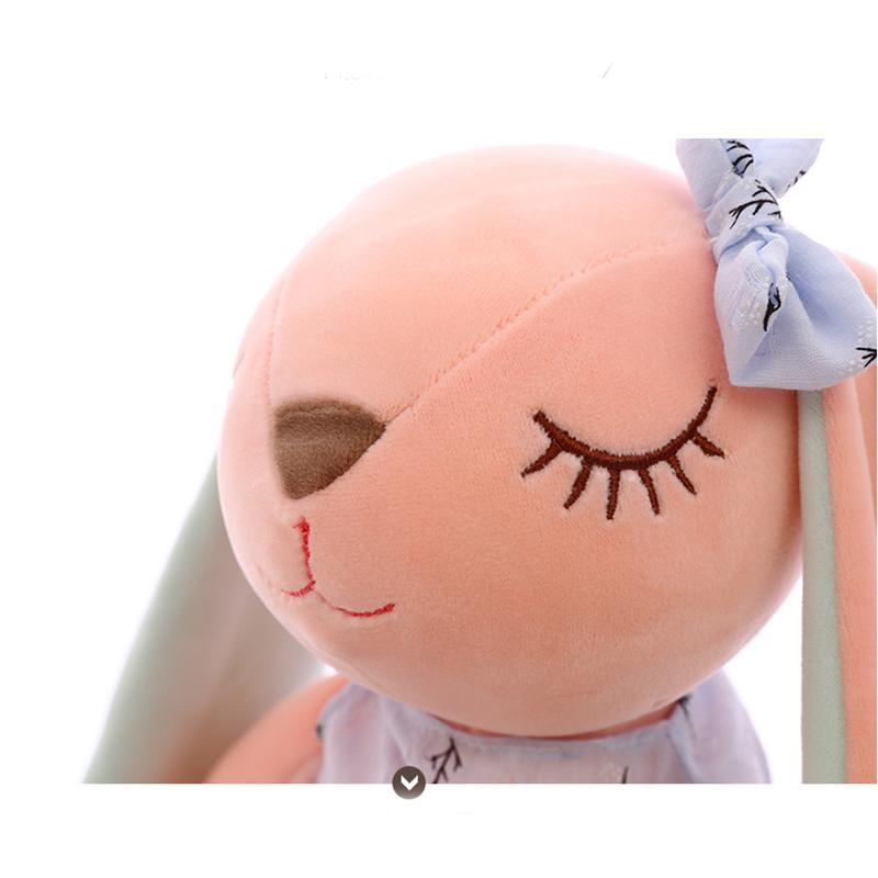 Kawaii Rabbit Plush Toys Cartoon Long Ear Bunny Doll for Children Soft Plush Stuffed Animal Appease Sleeping Toy Home Decoration