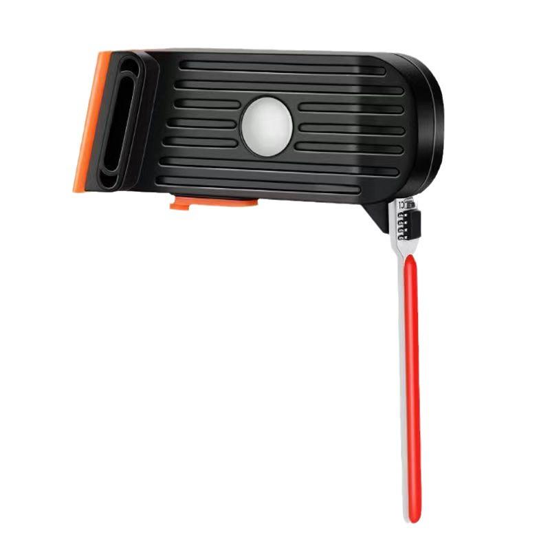 Lumină LED Reîncărcabilă USB pentru Ciclism Nocturn - Prindere cu Curea și Navigare Fluantă