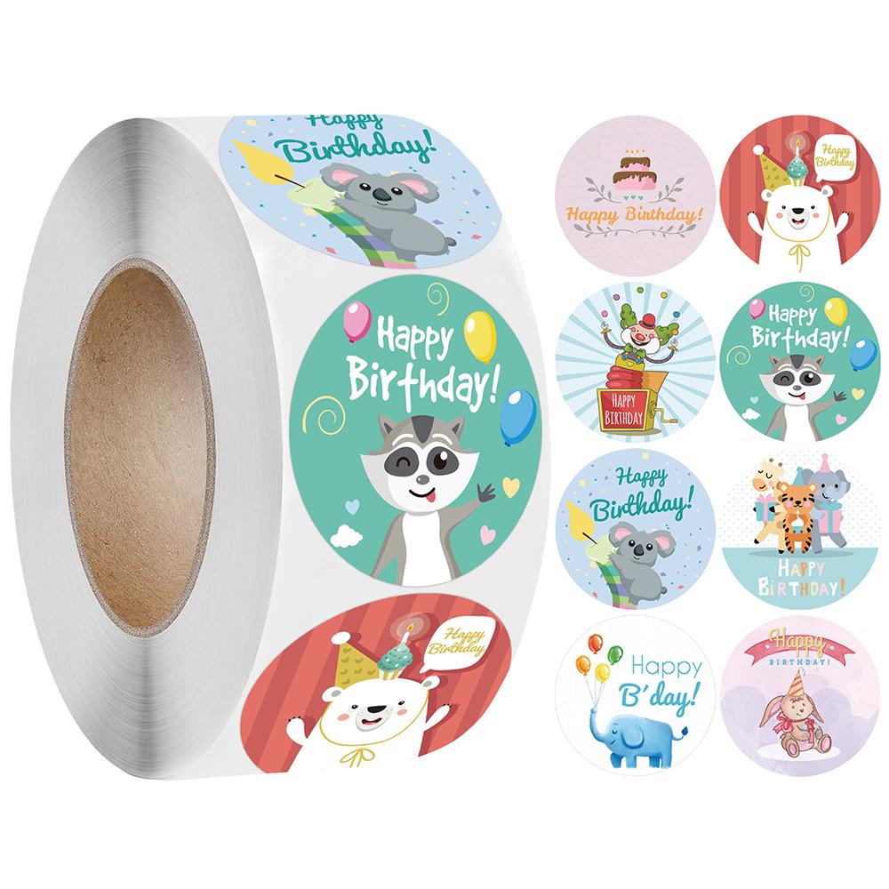 100-500Pcs High-Quality Cute High-Quality Happy High-Quality Birthday High-Quality Stickers High-Quality Children S High-Quality Birthday