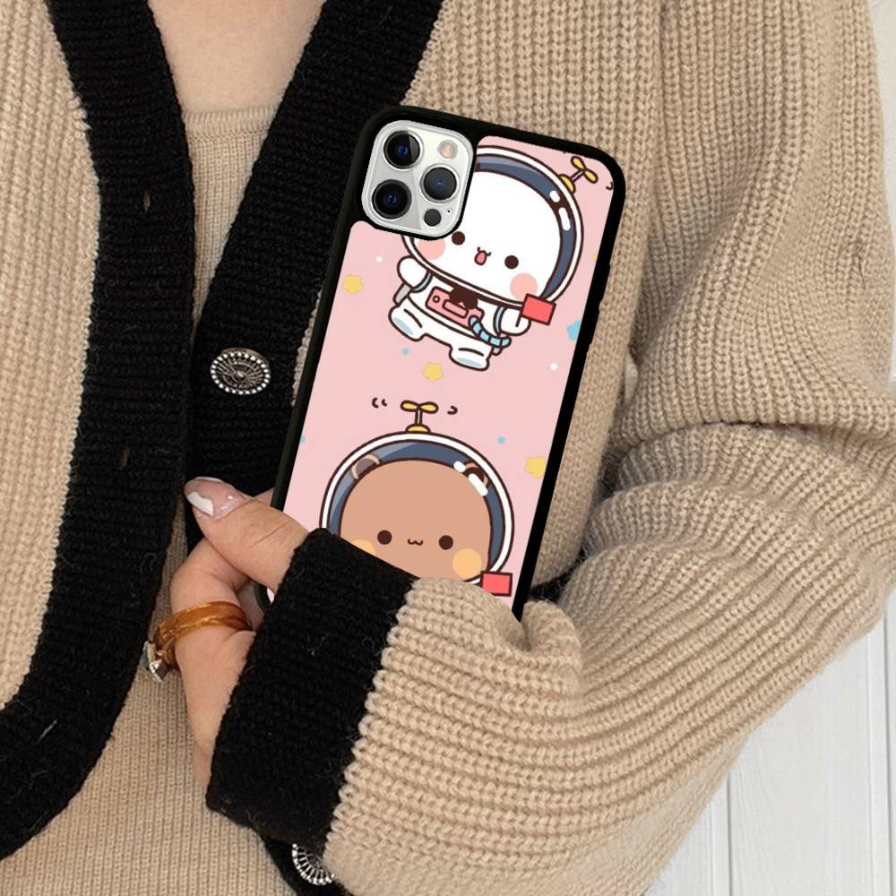 Character Bubu And Dudu Phone Case For IPhone 17 16 15 14 13 Plus 12 11 Pro Max PC+TPU Cases Back Cover