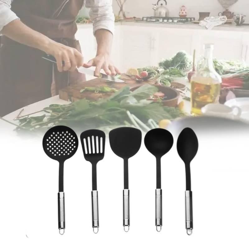 Cooking Resistant Heat Utensils Pp Handles Home Chef Food Preparation Supplies