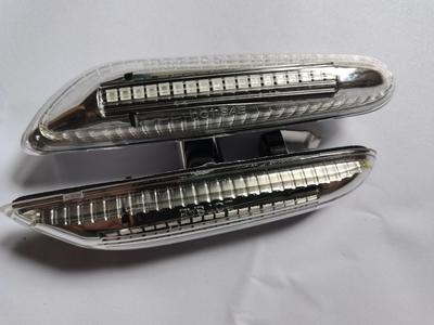 BMW Seitenmarkierungsleuchte - Weißes Gehäuse Dynamischer sequentieller Kotflügelblinker für E60 X1 X3 E90