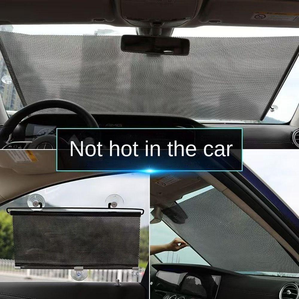 Glare Guard Car Sun Block Shutter Retractable Car Telescopic Curtain For Baby Kids