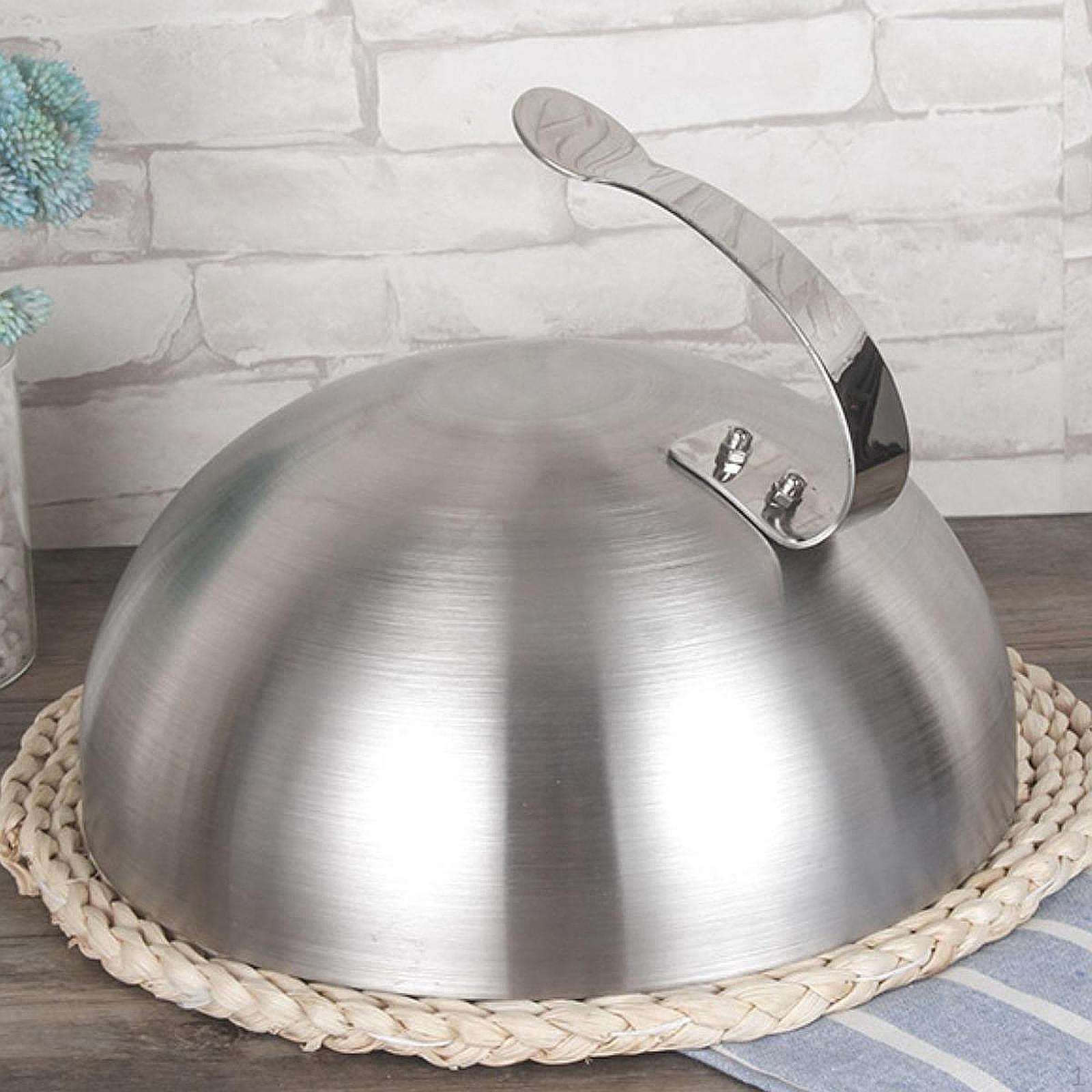 

Крышка для бургера, плавящийся купол из сыра, коммерческий сорт, разбитая сковорода для поливки 20cm