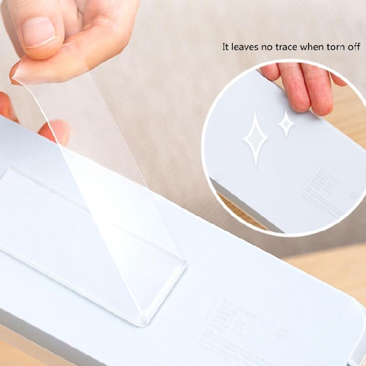 3Pcs Highly Temperature Resistant Adhesive Strips Double Sided Clear Mounting Tape For Household Items Secure Fixation
