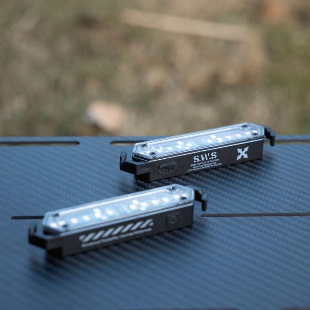 Adjustment Tent Atmosphere Light Rechargeable Camping Wind Rope Lights  Barbecue Garden Tent