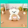 Bow Bear Teddy Plush Stuffed Toy Animal Doll Keychain Backpack Gifts Pendant