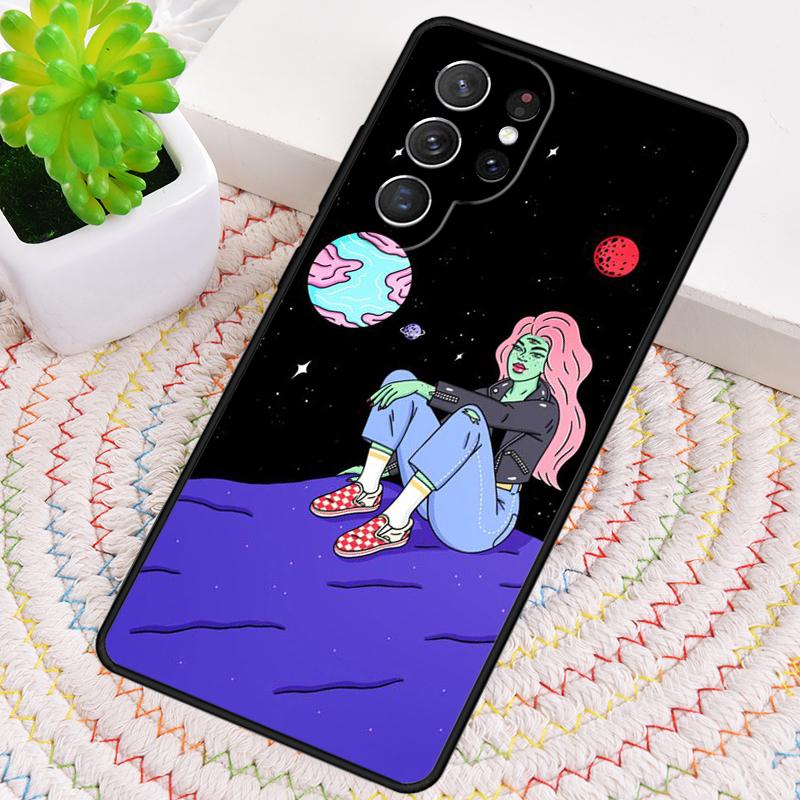 Hippie Grunge Art Silicone Phone Case For Samsung Galaxy Note 10 Pro S26 S25 S24 S23 S22 S21 Plus S25Ultra Capa Cover