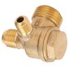 Air Compressor Check Valve 3 Way NonReturn Male Threaded Accessories 1 2x14x10 Brass