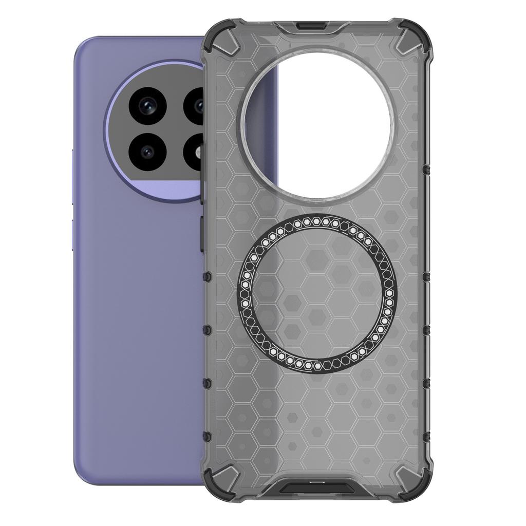 For Realme 13 Pro 5G (Global) Case Compatible with MagSafe Honeycomb Design TPU+PC Phone Cover