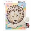 DIY Pearl Art Lion Painting Kit 5D Crystal Rhinestone Embroidery for Bedroom Living Room Wall Decoration Handmade Craft