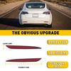 Rear Bumper Reflector Tail Case Lamp Left & Right For 2017- Tesla Model 3