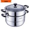 SUPOR 26 cm 304 Edelstahl Doppelwandiger Dampfgarer