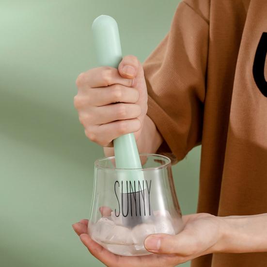 Juice Pressing Hammer Convex Hammer Head Design Clear Texture Pound Popsicle Sticks Lemon Pressing Rod Party Supplies