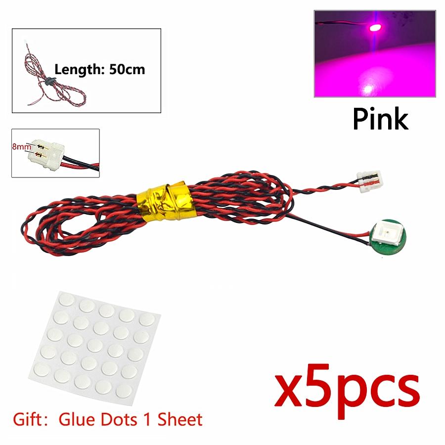 DIY 0.8mm Pin 1x1 1x2 1x4 Length 50cm SMD LED 2835 Remote Control Building Block Flash Lamp City Street Light Bricks