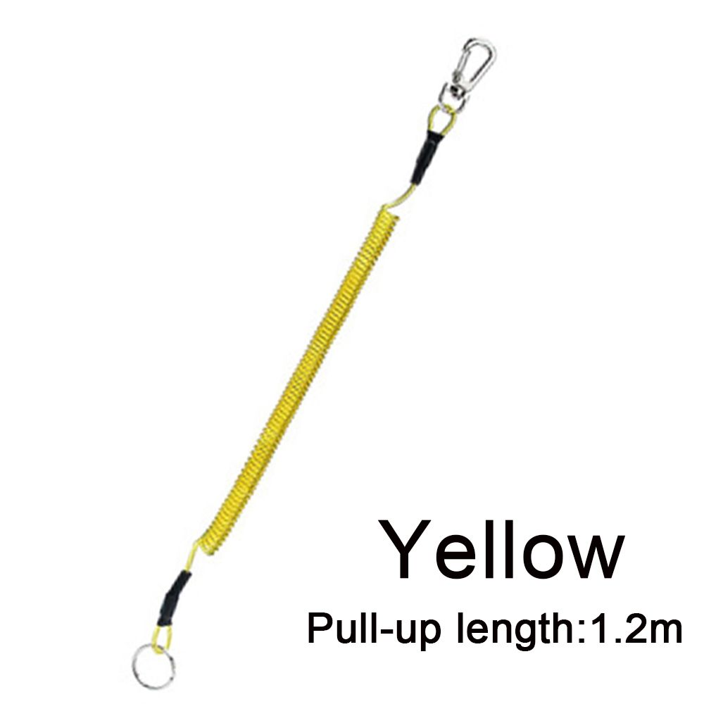 Tackle Anti-lost Phone Keychain Security Gear Tool Spring Elastic Rope Portable Fishing Lanyards
