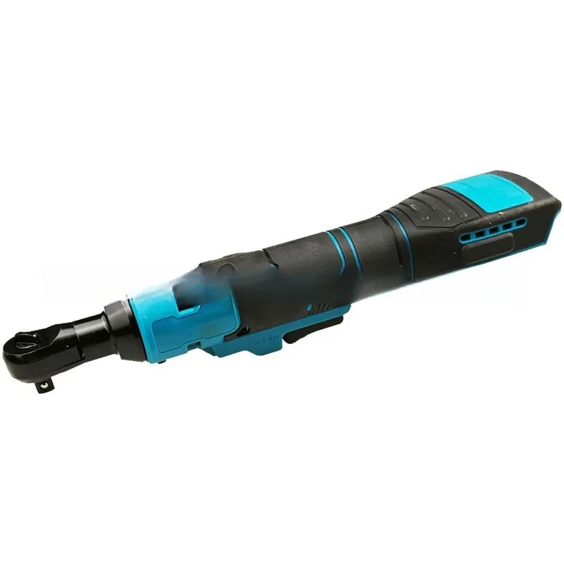 38inch Cordless Ratchet Wrench Electric Screwdriver with 21V Battery and Extension Pole for Car Repair and Assembly