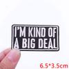 Black Series Letter Embroidered Patches Jackets Backpack Sew Badges Personalized Letter Slogans Iron On Patches For Clothing 